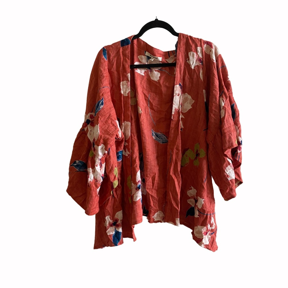 M RIP CURL, shawl/ flair sleeve cover up.